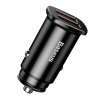 Baseus CCALL-DS01 Square Nabíječka do Auta 2xUSB QC3.0 30W Black