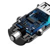 Baseus CCALL-DS01 Square Nabíječka do Auta 2xUSB QC3.0 30W Black