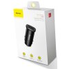 Baseus CCALL-DS01 Square Nabíječka do Auta 2xUSB QC3.0 30W Black