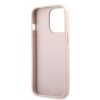 Guess PU 4G Metal Logo Zadní Kryt pro iPhone 13 Pro Pink