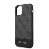 Guess 4G Stripe Zadní Kryt pro iPhone 11 Grey