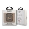 Guess 4G Script PC/PU Pouzdro pro Airpods 1/2 Brown