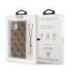 Guess 4G Charms Zadní Kryt pro iPhone 13 Brown