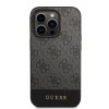 Guess 4G Stripe Zadní Kryt pro iPhone 14 Pro Grey