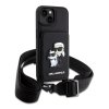 Karl Lagerfeld Saffiano Crossbody Karl and Choupette NFT Kryt pro iPhone 14 Black
