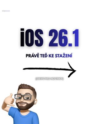 Nový iOS 26.1 je tady a tady jsou ty hlavní novinky!🥰 . . . . . . . #newios #iphone #iphonelab #cesko