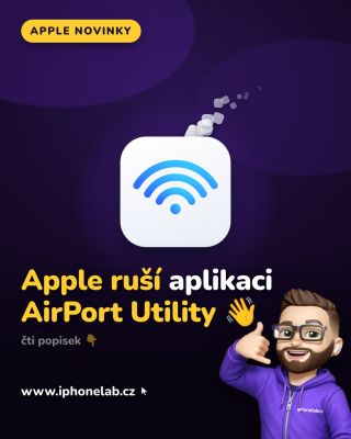 📲 AirPort Utility — možná ji máš v telefonu a ani nevíš co to je 😄 Je to appka od Applu, která sloužila ke správě jejich...