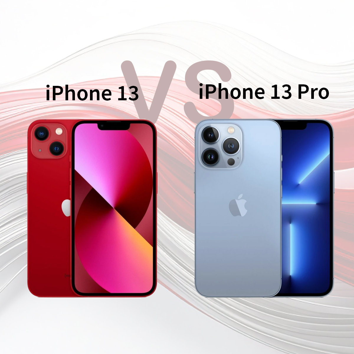 Porovnání iPhone 13 vs iPhone 13 PRO