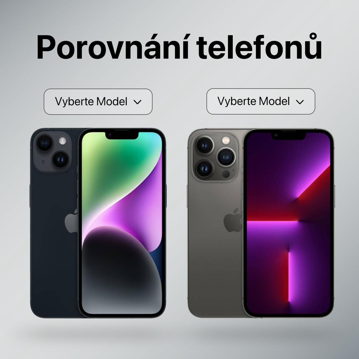 Porovnání telefonů