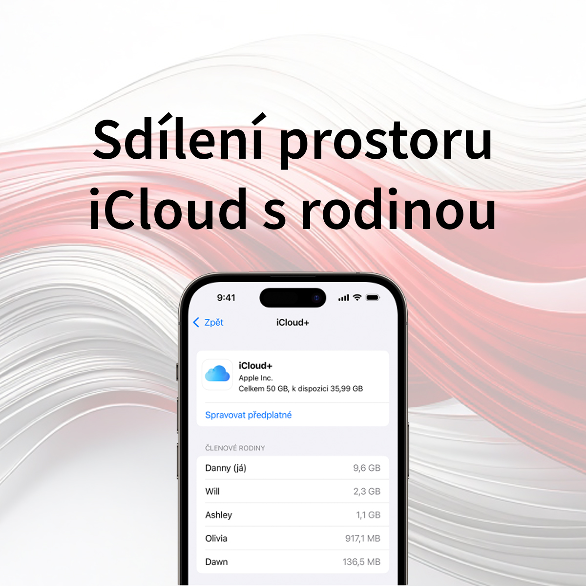 Sdílení prostoru na iCloudu v rámci rodiny – jak to funguje