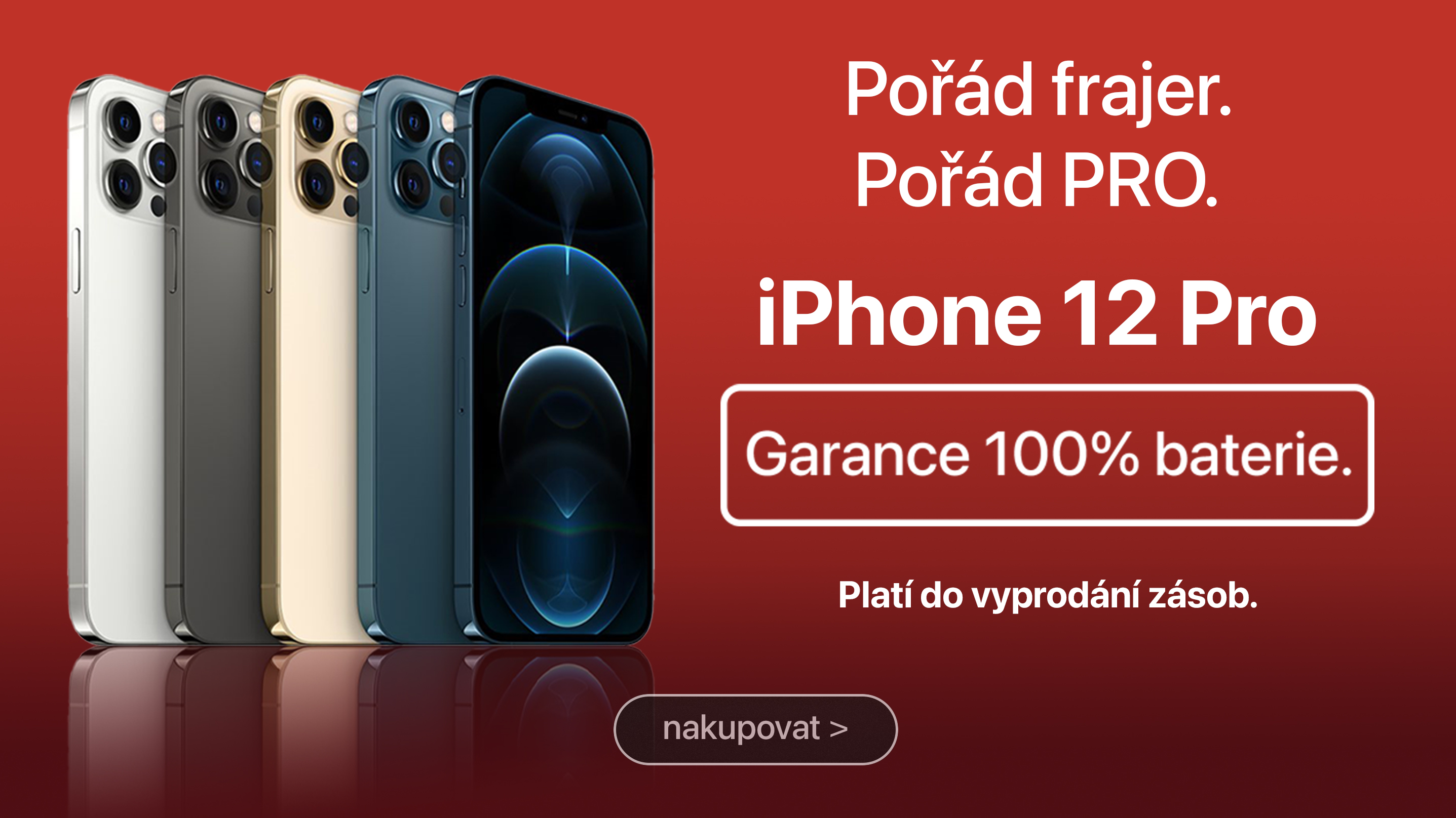 iPhone 12 Pro akce baterie