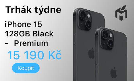 Trhák týdne - iPhone 15 Black Premium