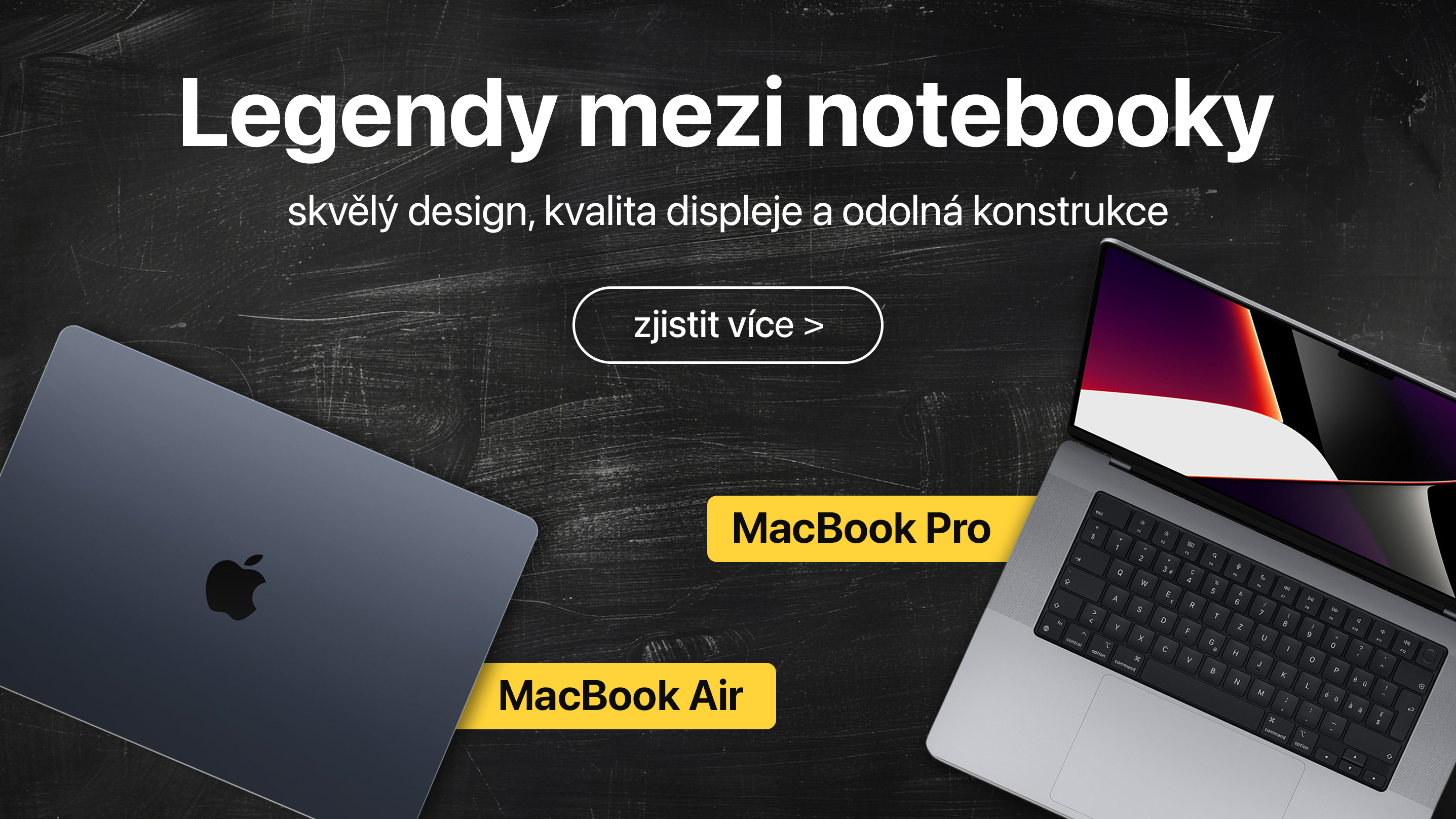 MacBooky pro vaši práci a studium