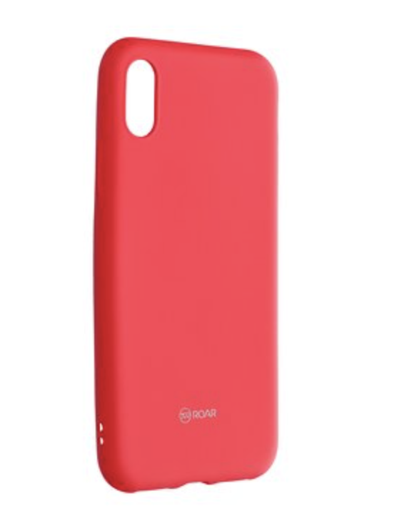 Jelly Case ROAR pro iPhone X / XS - Hot Pink