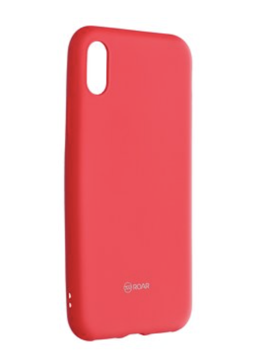 Jelly Case ROAR  pro iPhone XS MAX - Hot Pink