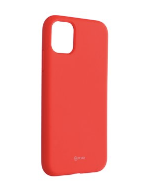 Jelly Case ROAR pro iPhone 11 - broskvově růžová