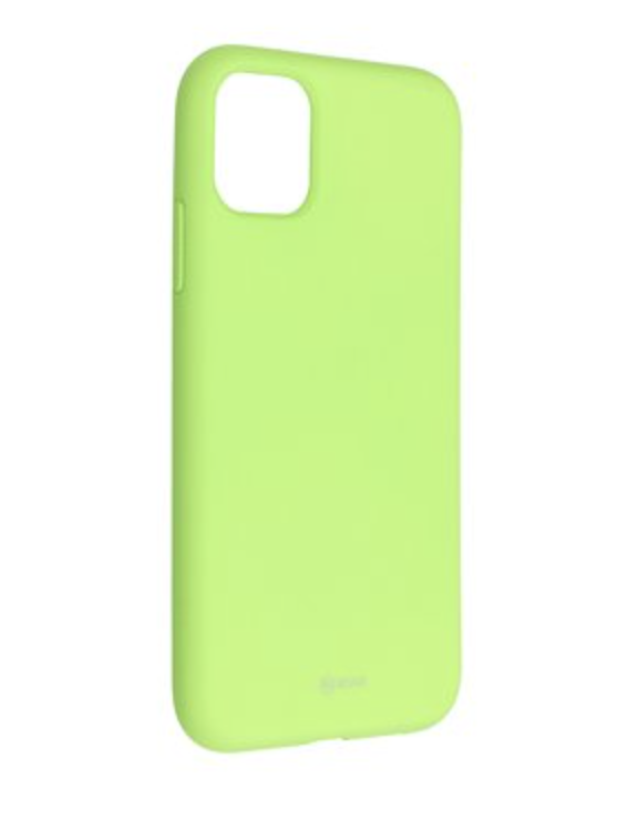 Levně Jelly Case ROAR pro iPhone 11 - Lime