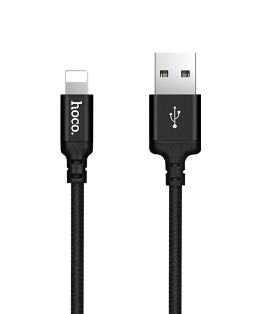 Hoco Times Speed Lightning Charging Cable (1m) - Black