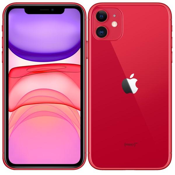 Levně Apple iPhone 11 64 GB Red - stav B+ Ochranné sklo a nalepení ZDARMA