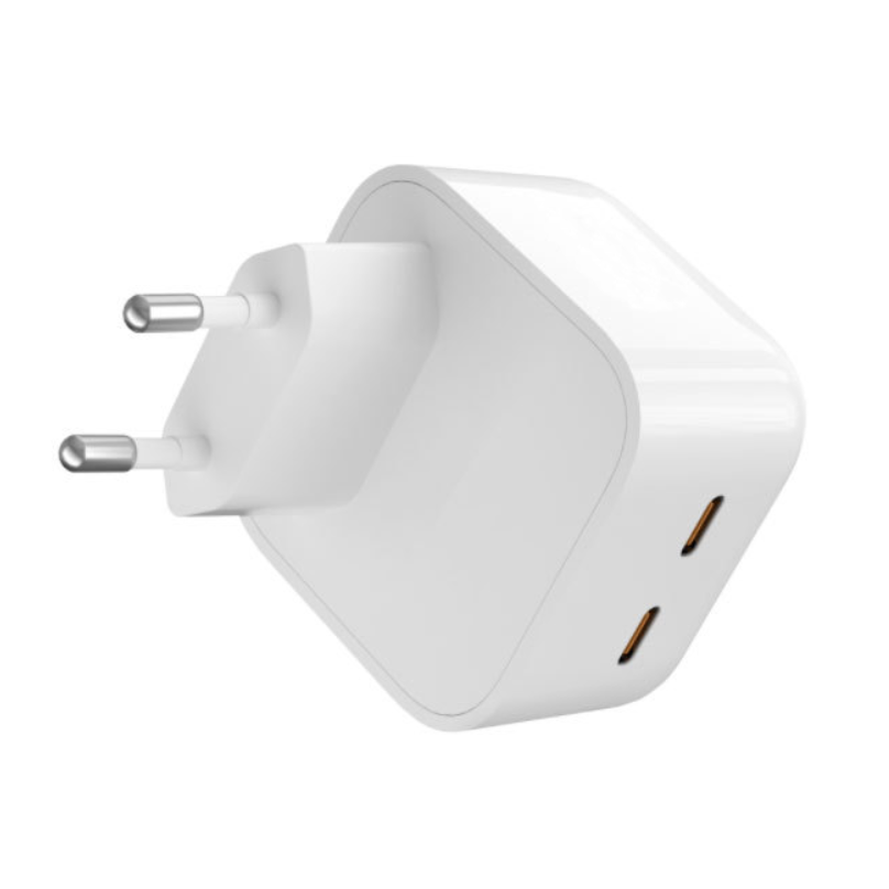 Levně EnviroBest Napájecí adaptér 2x USB-C - 35W - bílý - EGA HC5011