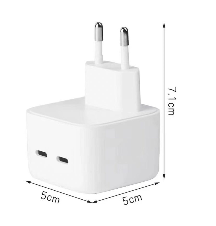 EnviroBest Napájecí adaptér 2x USB-C - 35W - bílý - EGA HC5011 (obrázek 4)