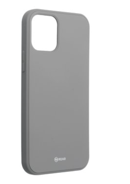 Levně Jelly Case ROAR pro iPhone 14 - šedá