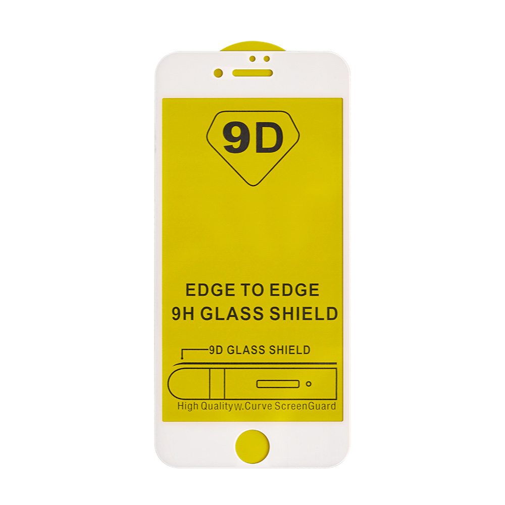 Levně Glass Shield Ochranné 3D sklo pro iPhone 6 / 6S - WHITE