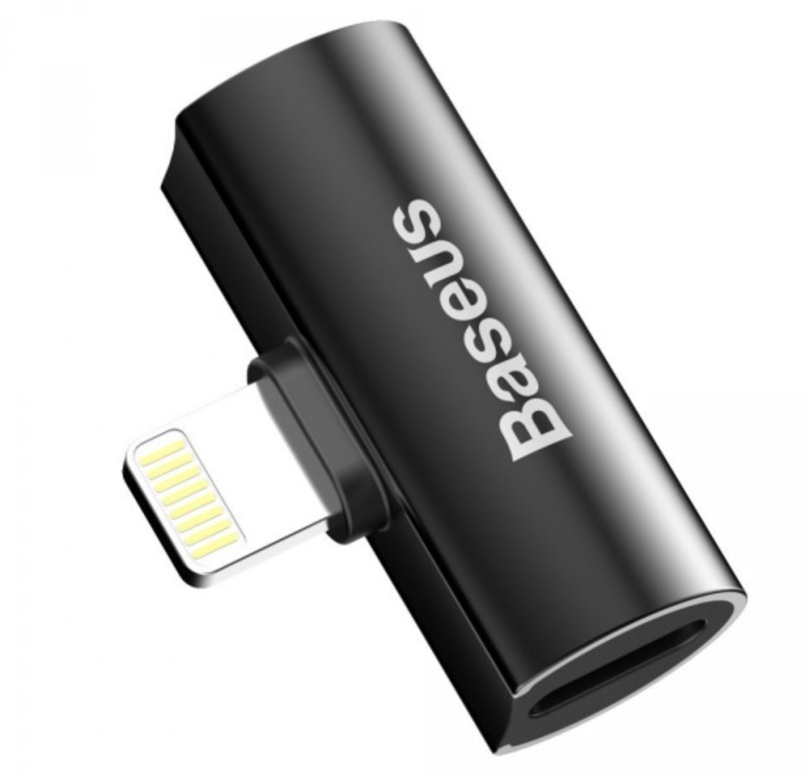 Redukce 2x Lightning (sluchátka + nabíjení) - Black - Baseus L46