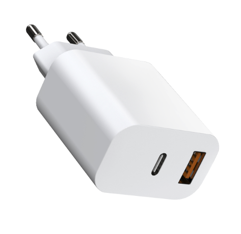Výkonná nabíječka dual USB-A + USB-C 30W - EGA C30