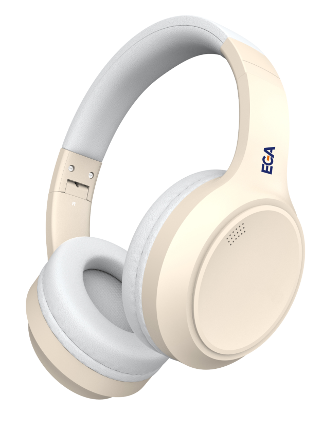 Levně EGA A6 White/Khaki - bezdrátová sluchátka Aktivní potlačení okolního hluku (ANC)