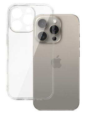 HOCO Průhledné pouzdro pro iPhone 16 Pro - Camera Protection