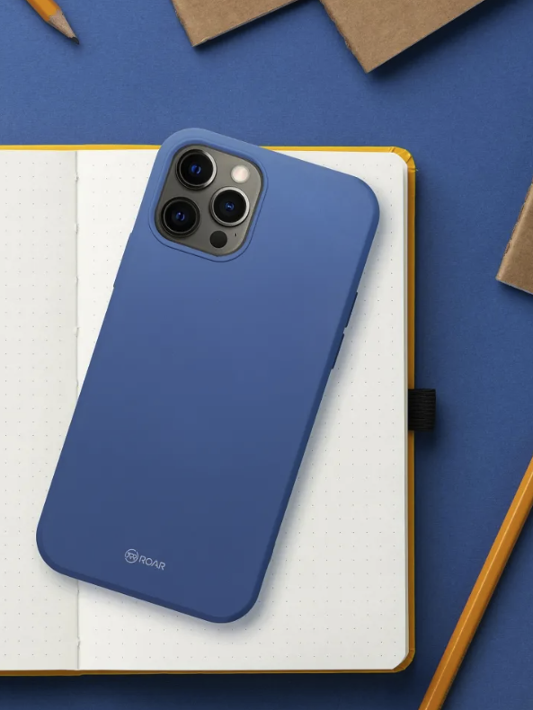 Jelly Case Roar pro iPhone 16 - Navy Blue (obrázek 3)