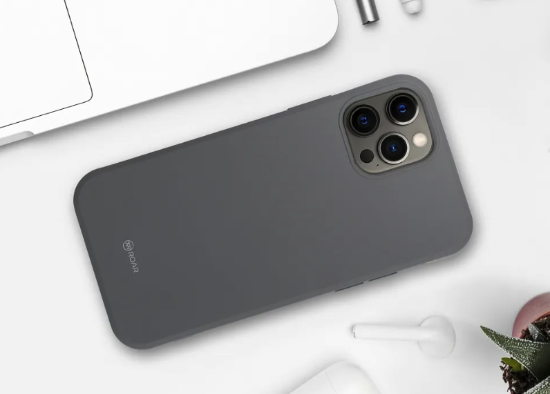 Jelly Case Roar pro iPhone 16 Pro Max - Grey (obrázek 3)