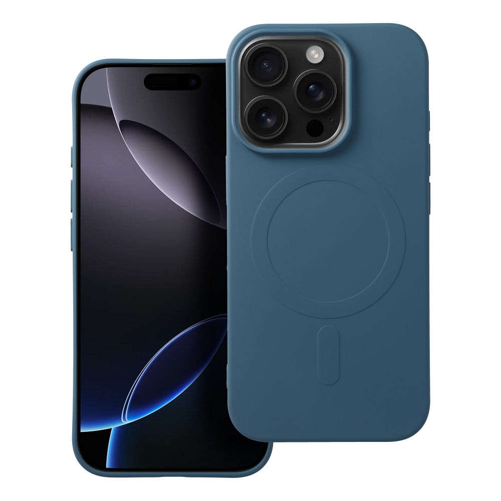 ROAR MAG COVER - silikonový obal s MagSafe pro iPhone 16 Pro - BLUE