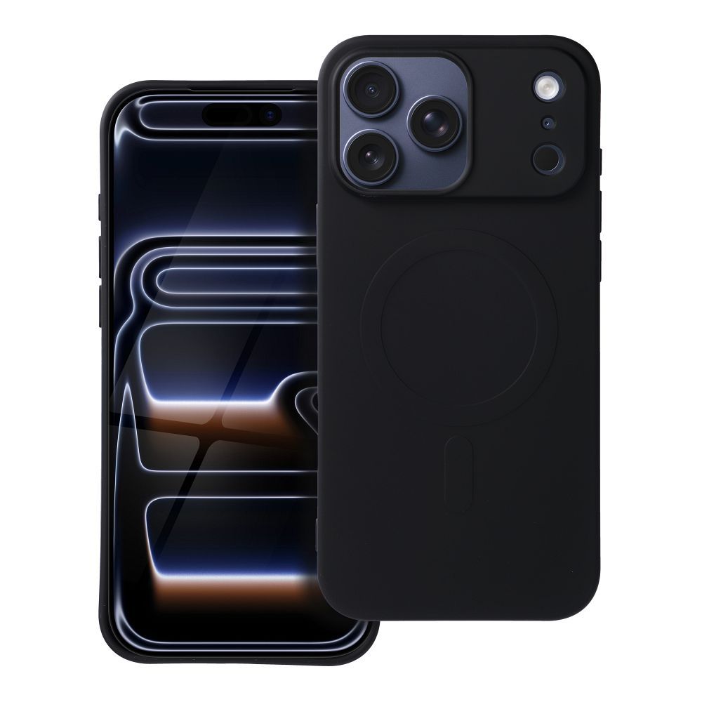 ROAR MAG COVER - silikonový obal s MagSafe pro iPhone 17 Pro Max - BLACK