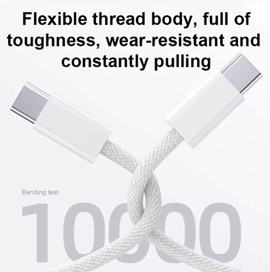 Dual USB-C 60W, 1m - Datový a nabíjecí kabel - EGA D5 (Bulk) (obrázek 4)