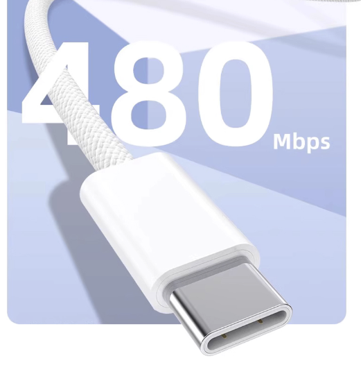 Dual USB-C 60W, 1m - Datový a nabíjecí kabel - EGA D5 (Bulk) (obrázek 5)