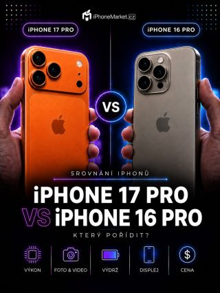 iPhone 17 Pro, nebo iPhone 16 Pro? 📱👀 Novější automaticky neznamená lepší volbu pro každého. Záleží na tom, co od iPhonu...