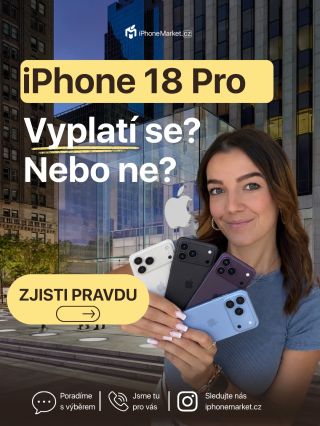 📱 iPhone 18 Pro – vyplatí se, nebo ne? Pokud chcete špičkový fotoaparát, maximální výkon, skvělou výdrž a telefon, který...