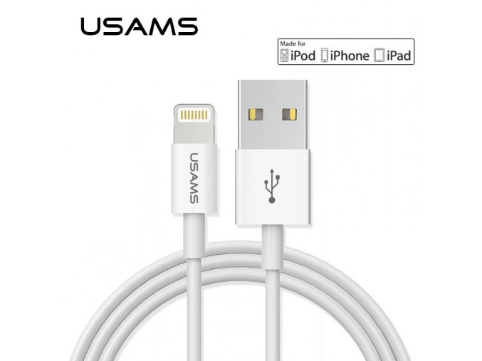 USAMS MFi Cable For lightning Cable 2 1A Fast Charging USB Data Sync Charger Cable for