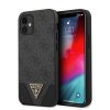 guess 4g triangle case for iphone 12 mini grey guhcp12spu4ghbk gallery