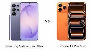 Samsung Galaxy S26 Ultra vs. iPhone 17 Pro Max