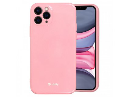 jelly case iphone 11 pro svetle ruzovy