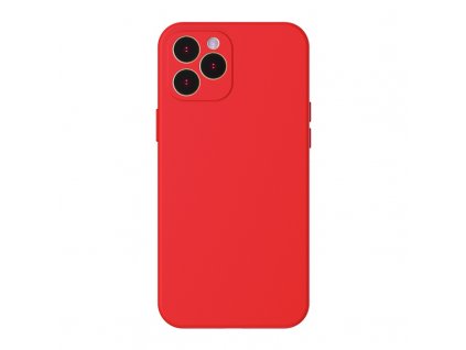 baseus liquid silica gel protective case for iphone pro 6 1inch 2020 red