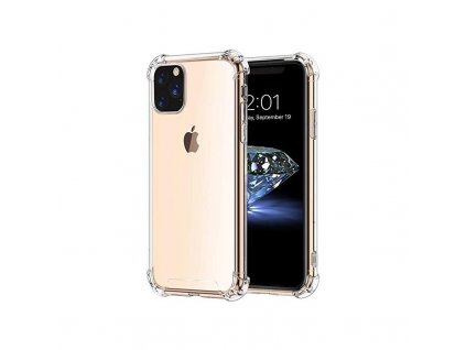 mocco anti shock case 05 mm silicone case for apple iphone 11 pro transparent