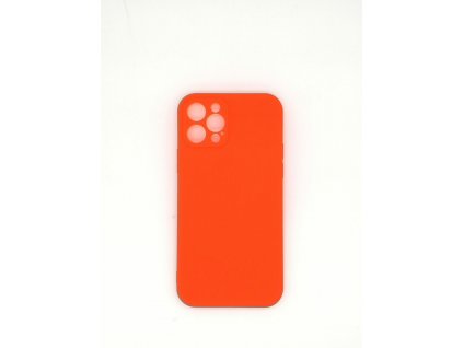 Silikónové púzdro pre iPhone 12 Mini, oranžové