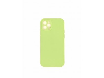 Silikónové púzdro pre iPhone 12, zelené