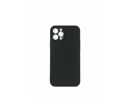 Silikónové púzdro pre iPhone 11, čierna