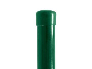 Plotový sloupek zelený výška 260 cm, průměr 48 mm