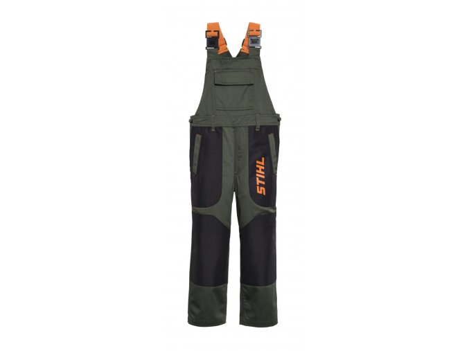 STIHL Dětské montérky s laclem KIDS zelené